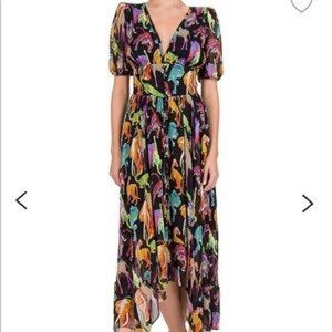 Animal print midi dress by The Kooples